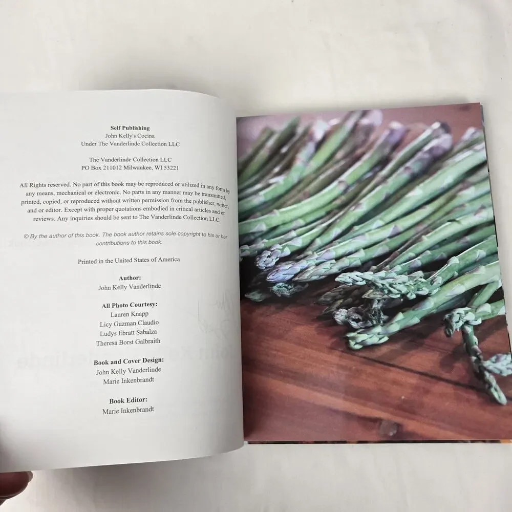 SIGNED John Kelly's Cocina Chef-Inspired Recipes Vanderlinde Marie Inkenbrandt